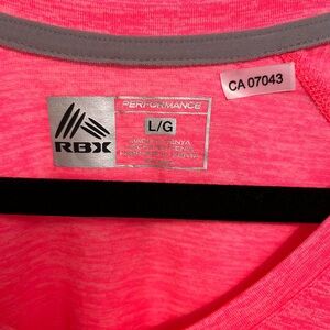 RBX pink workout shirt